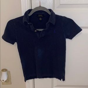 kids polo blue shirt